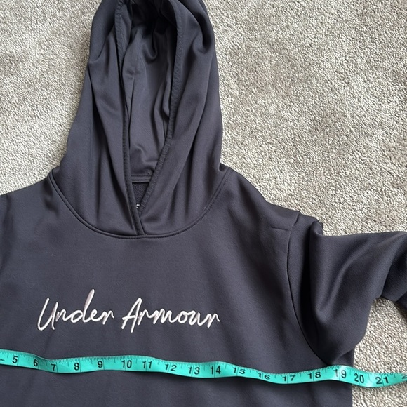 Under Armour Women’s Fleece scripted Hoodie Sz M - Picture 6 of 13